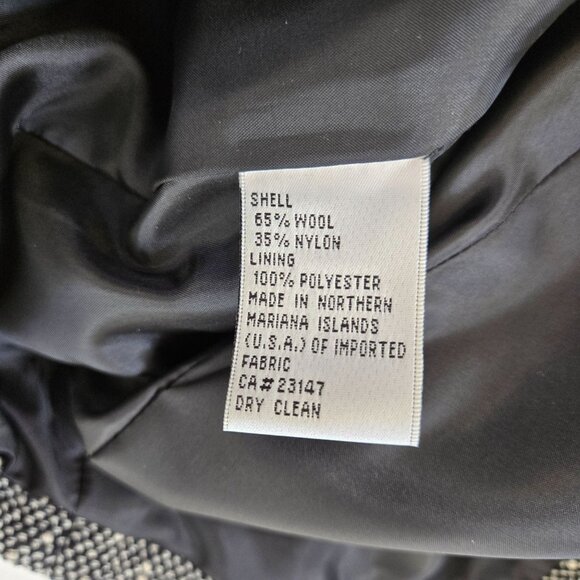 Talbots Wool Blend Tweed Blazer Jacket Size 14 - Picture 4 of 6